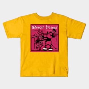 Mickey without License Kids T-Shirt